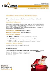 Circular Navidad 2012