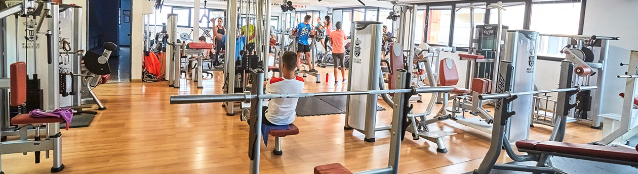 vista general del gimnasio