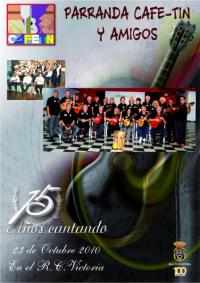 Cartel concierto Cafetin