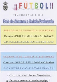 Fase de ascenso a cadete preferente Fase de ascenso a cadete preferente