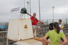 Demostración de deportes vernáculos en Las Canteras