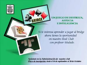 Cartel aprender Bridge